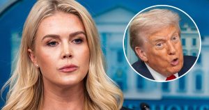 Trump under fire for ‘disgusting’ comment about Karoline Leavitt’s lips