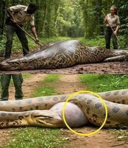 Park Rangers Rescue Anaconda After Shocking Discovery