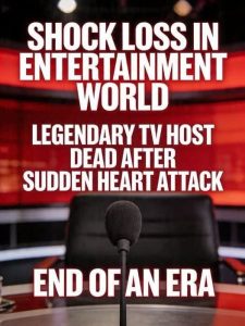 The entertainment world is mourning the sudden loss of a beloved television personality